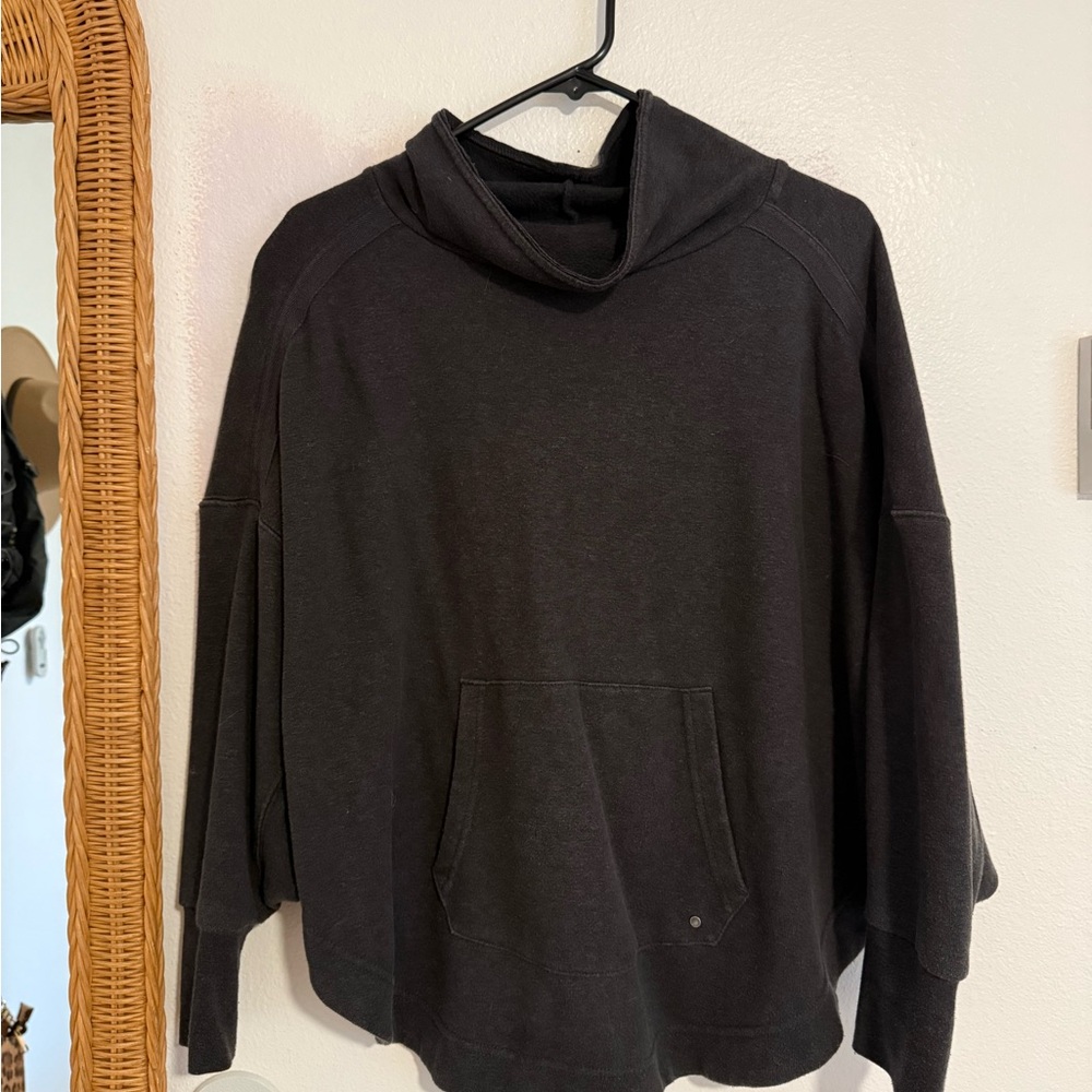 Prana Dark Grey Hooded Sweatshirt